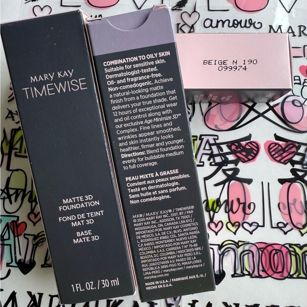 Mary Kay Timewise Matte 3D Foundation - Beige N 190